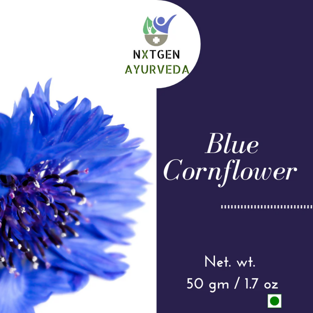 Nxtgen Ayurveda Blue Cornflower (centaurea) Powder - Distacart