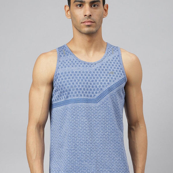 Alcis Men Heather Anti-Static Slim-Fit Distance Running Singlet - Distacart
