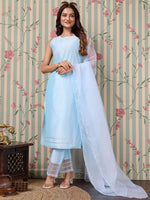 Thumbnail for Ode by House of Pataudi Regular Kurta with Trousers - Distacart