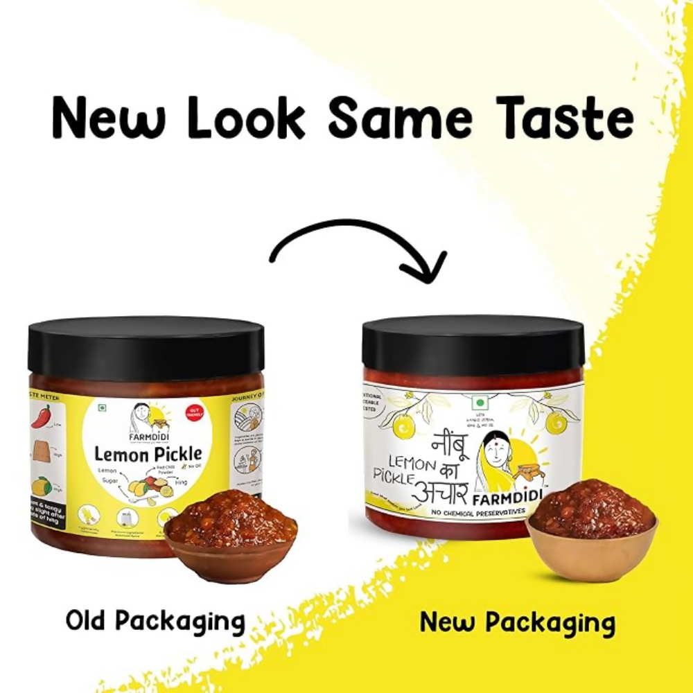 FarmDidi Crushed Lemon Pickle - Lemon - Distacart