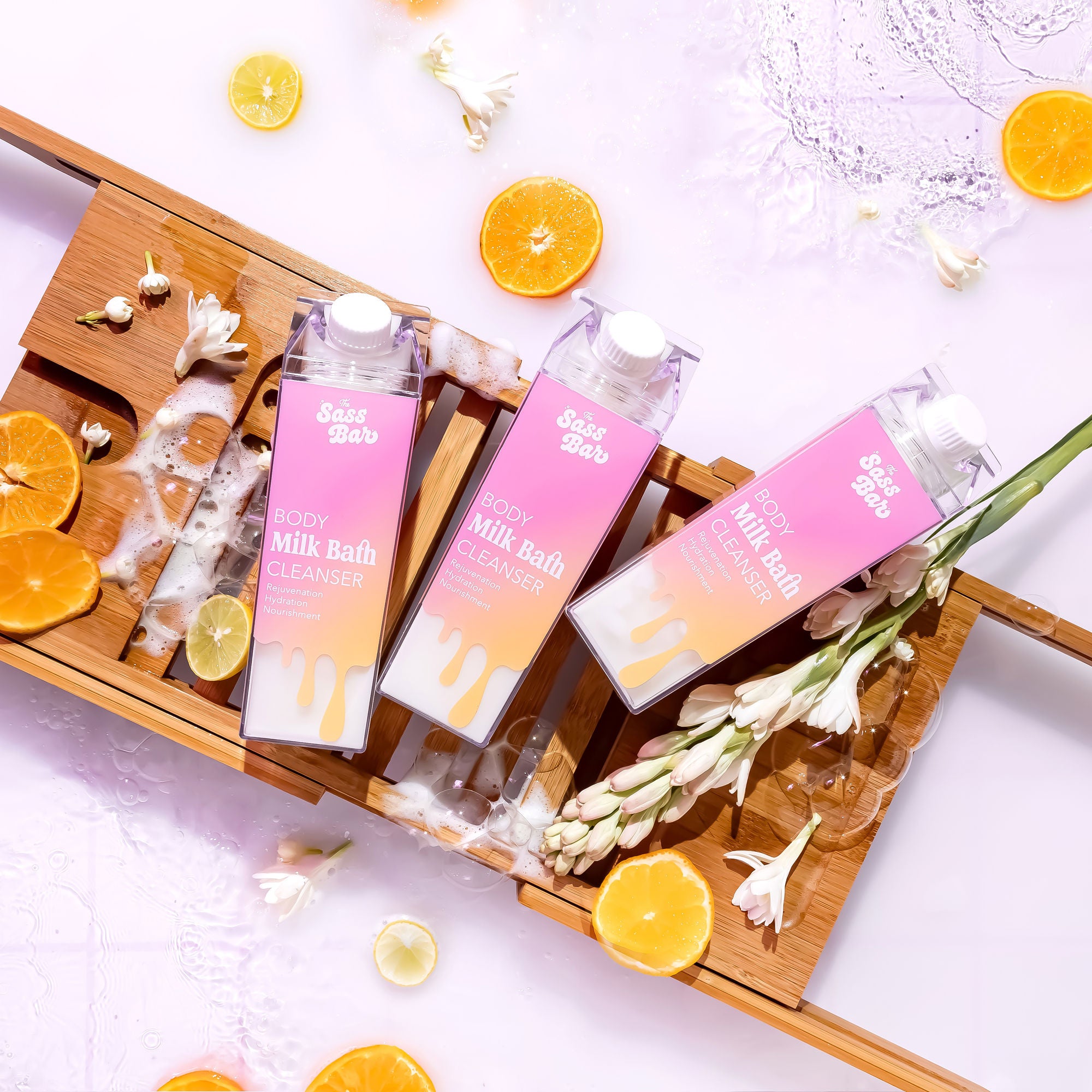 The Sass Bar Dawn Exfoliating Bodywash with Lactic Acid + Centella for Sensitive Skin - Distacart