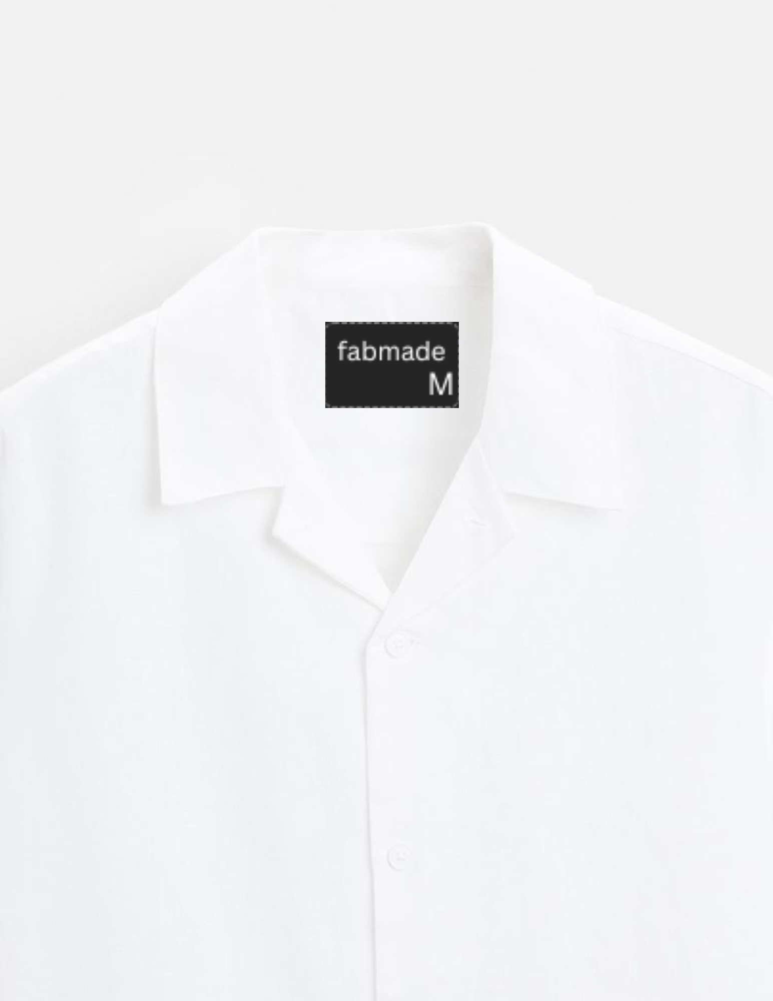 Fabmade Men’S White Cotton Shirt - Distacart