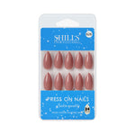 Thumbnail for shills professional reusable press on nails almond spn626