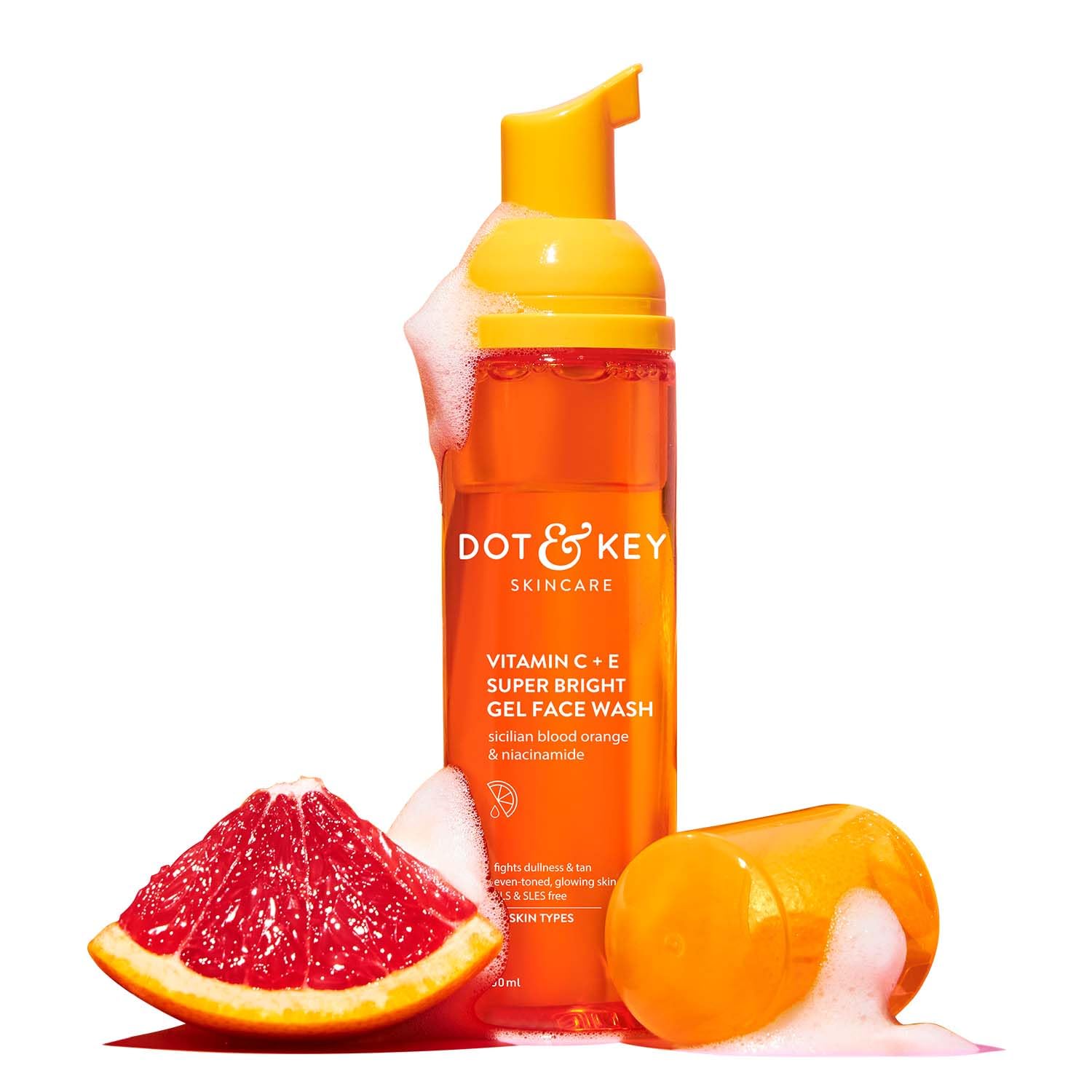 Dot & Key Vitamin C Super Bright Foaming Face Wash - Distacart