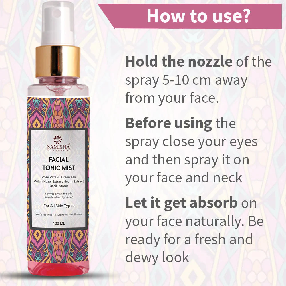 Samisha Rose Water Toner - Distacart