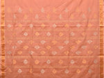 Thumbnail for Fawn Uppada Cotton Handloom Saree with Assorted Pallu Design - Global Threads - Distacart