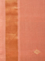 Thumbnail for Fawn Uppada Cotton Handloom Saree with Assorted Pallu Design - Global Threads - Distacart
