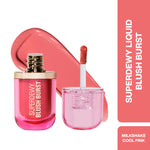 Thumbnail for Makeup Revolution Superdewy Liquid Blush Burst - Strawberry Milkshake Cool Pink