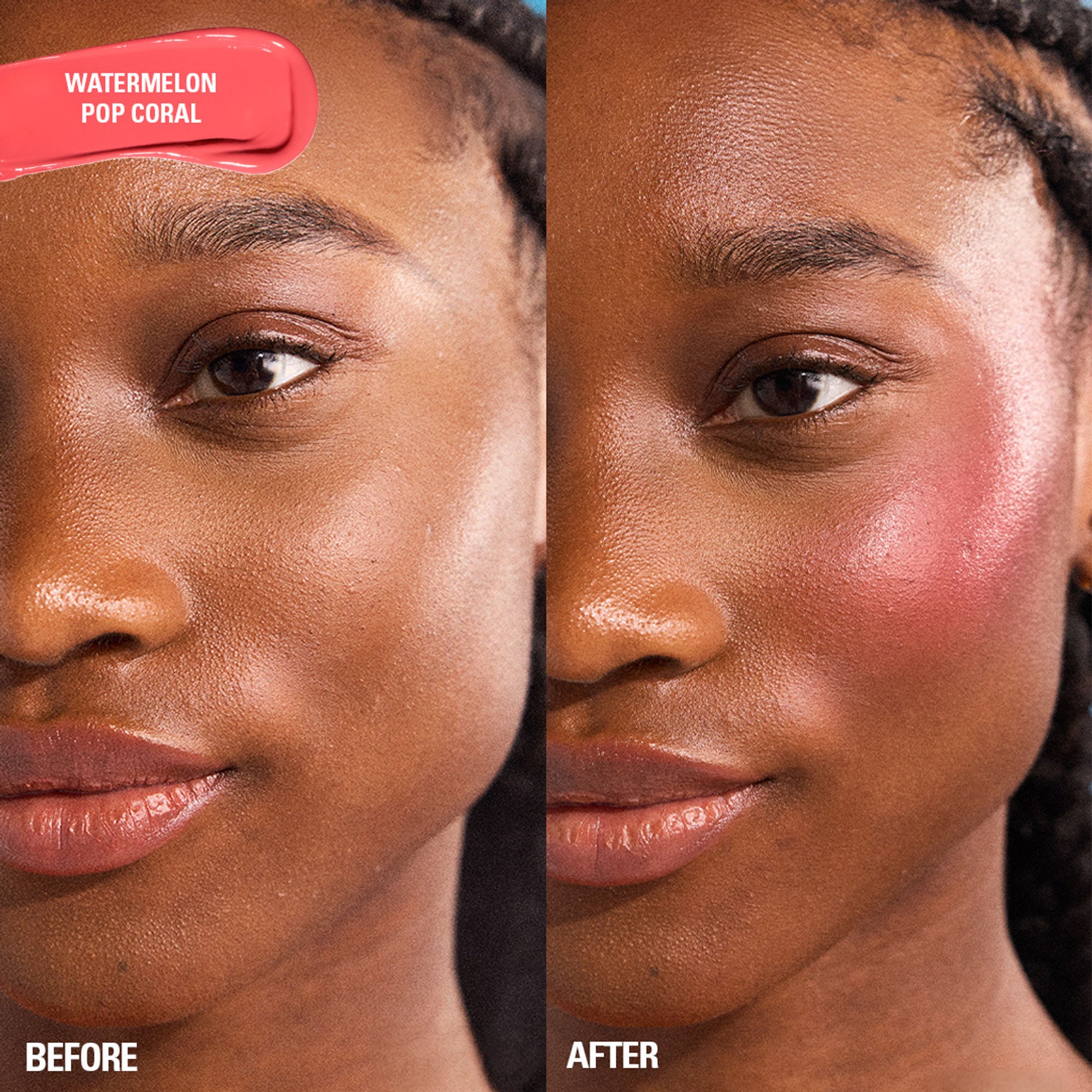 Makeup Revolution Superdewy Liquid Blush Burst - Watermelon Pop Coral - Distacart