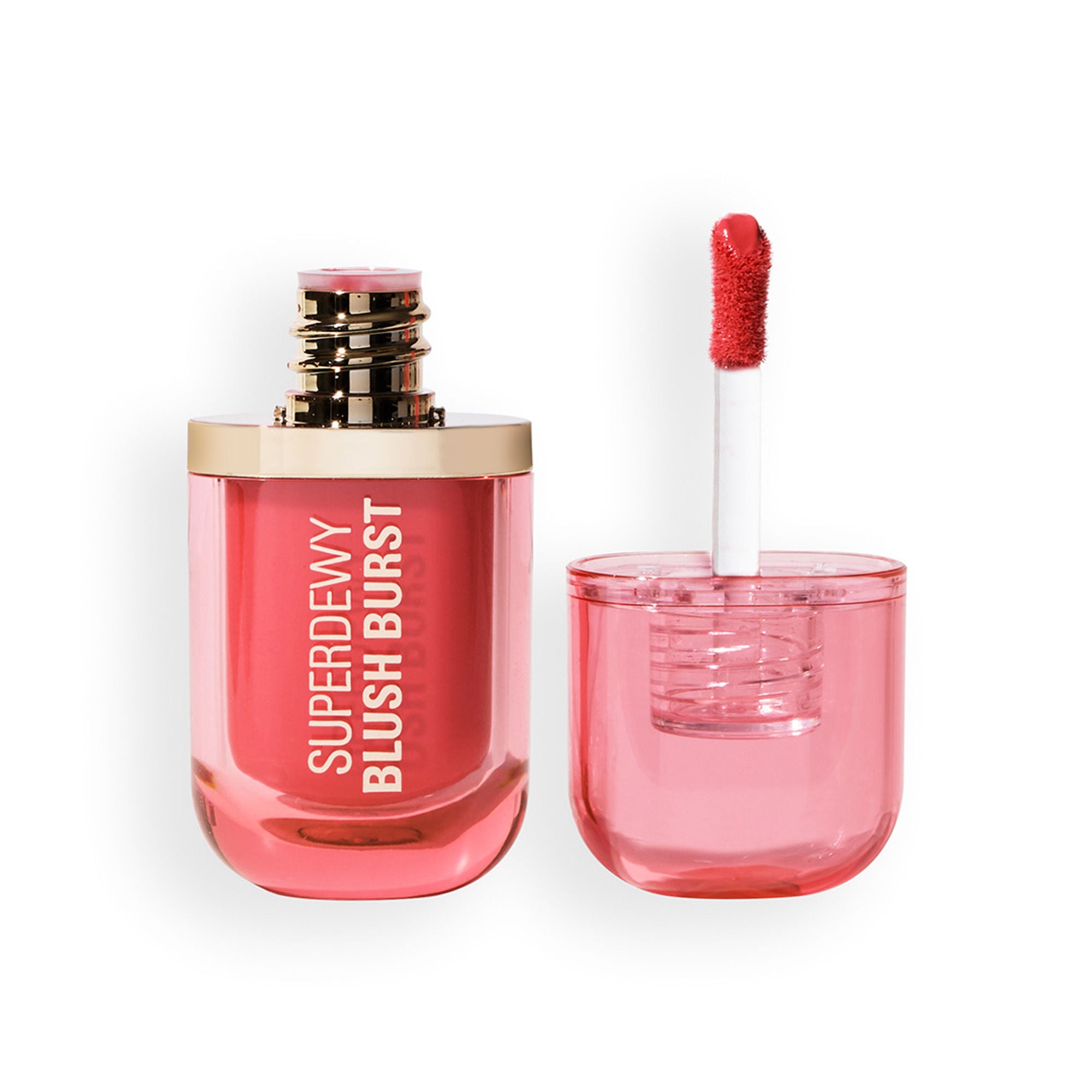 Makeup Revolution Superdewy Liquid Blush Burst - Watermelon Pop Coral - Distacart