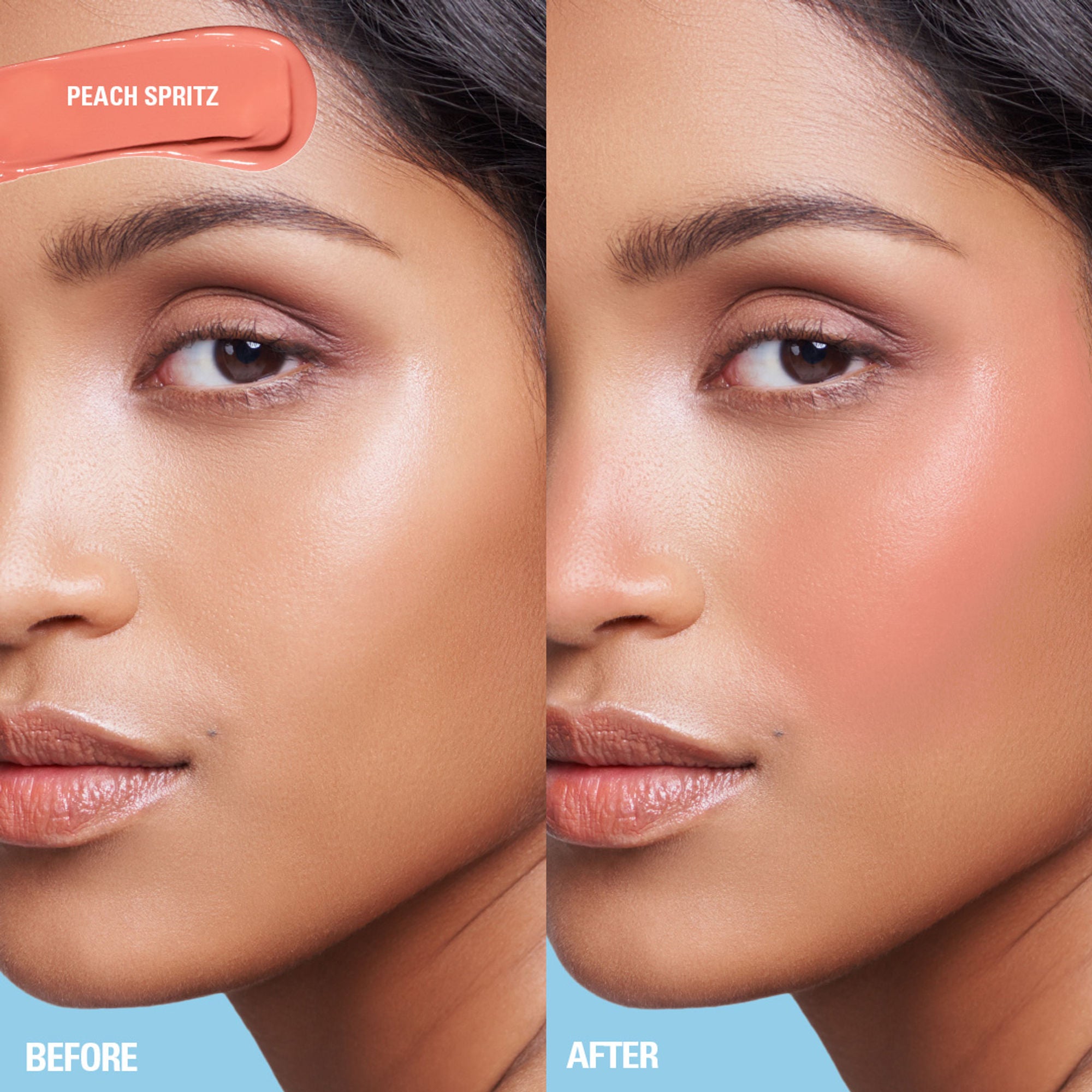 Makeup Revolution Superdewy Liquid Blush Burst - Peach Spritz - Distacart