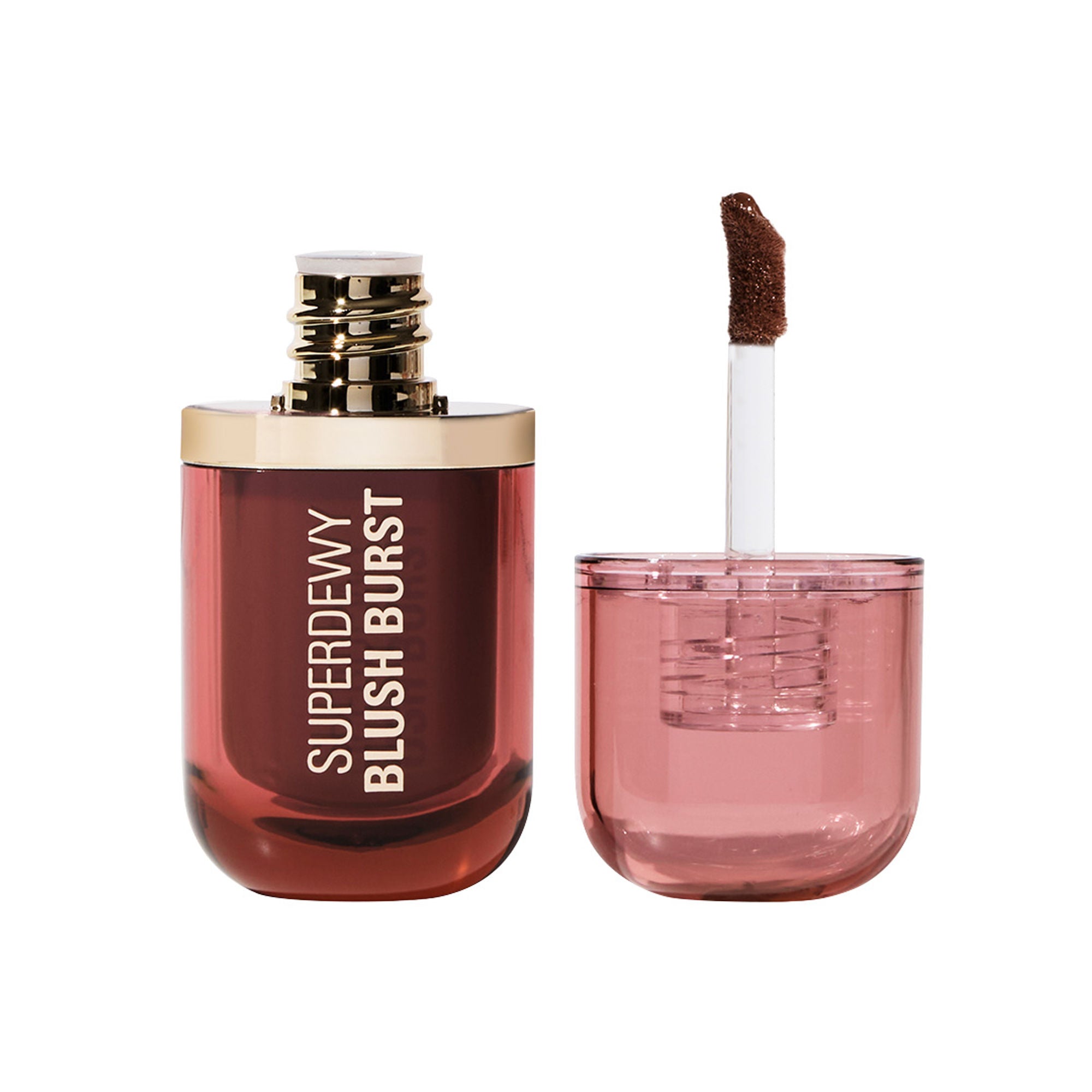 Makeup Revolution Superdewy Liquid Blush Burst - Caramel Cooler Bronze - Distacart