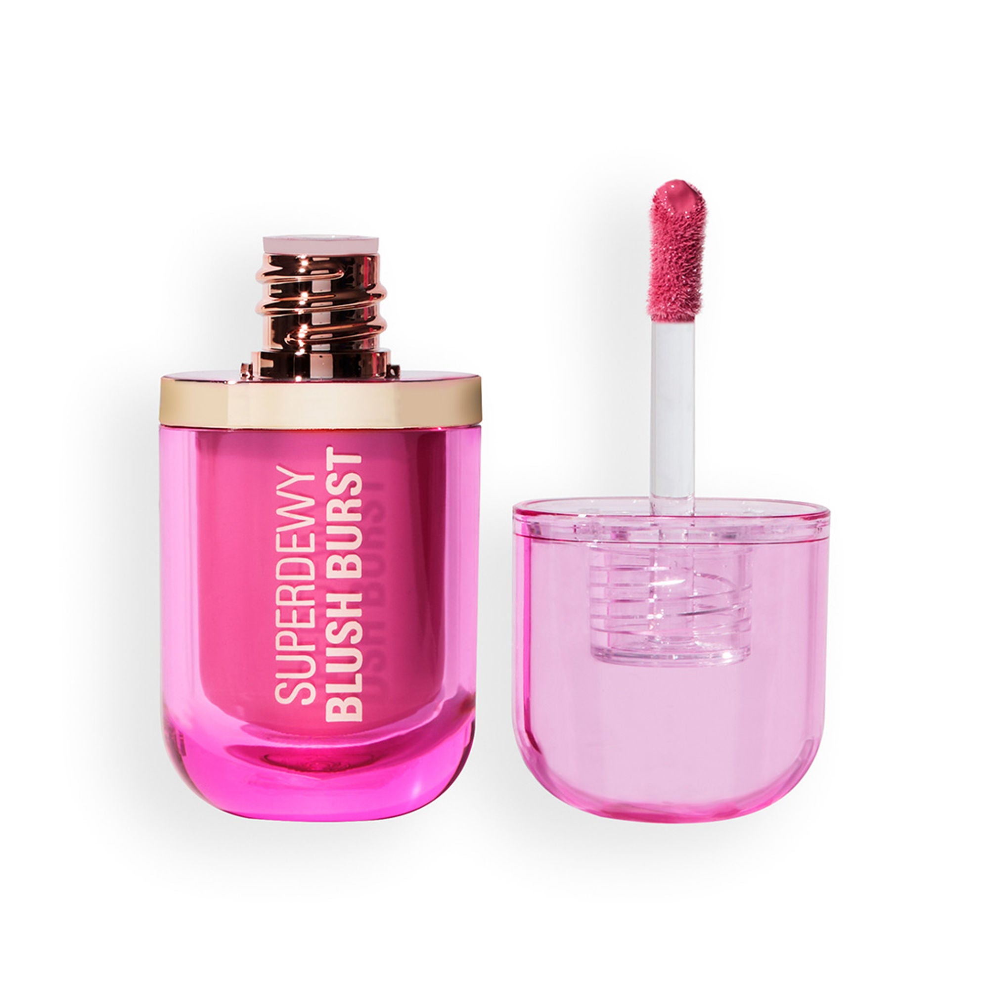 Makeup Revolution Superdewy Liquid Blush Burst - Bubblegum Burst Pink - Distacart
