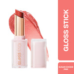 Thumbnail for Makeup Revolution Pout Lip Gloss Stick - Sugar Cookie Pink