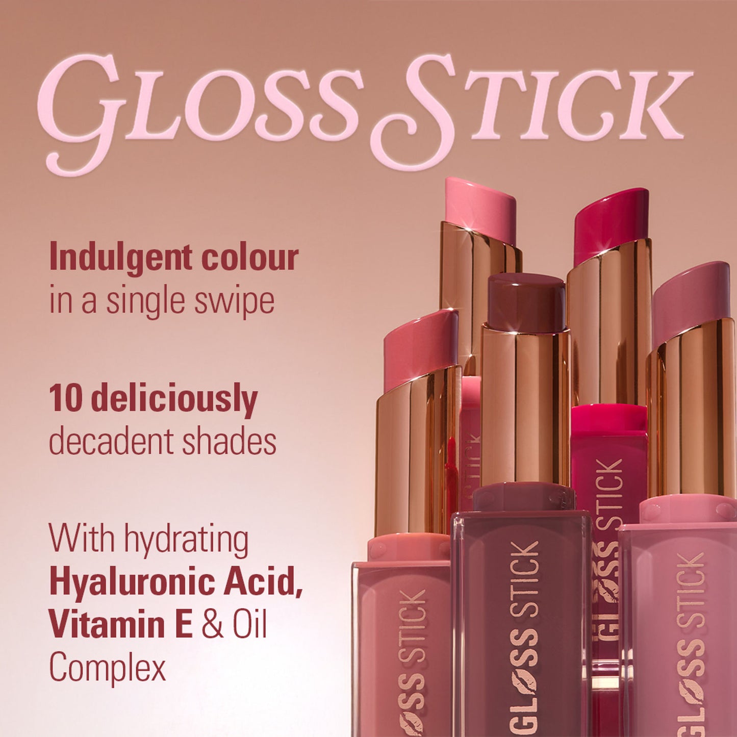 Makeup Revolution Pout Lip Gloss Stick - Toasted Caramel - Distacart