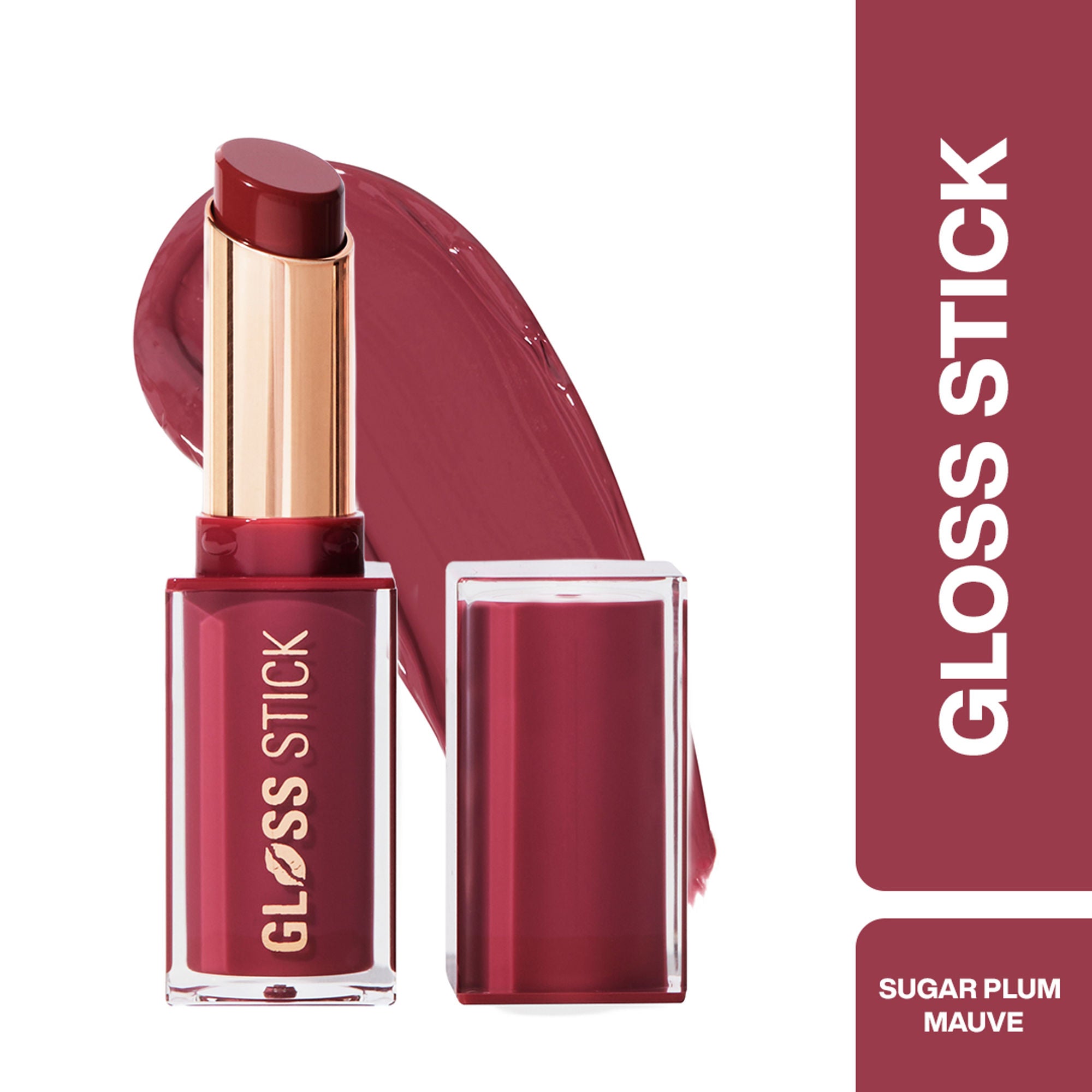 Makeup Revolution Pout Lip Gloss Stick - Sugar Plum Mauve
