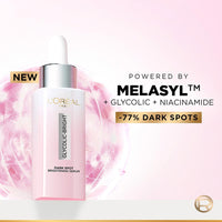 Thumbnail for L'Oreal Paris Glycolic Bright 8% [Melasyl + Niacinamide] Face Serum For Brightening Dark Spots - Distacart