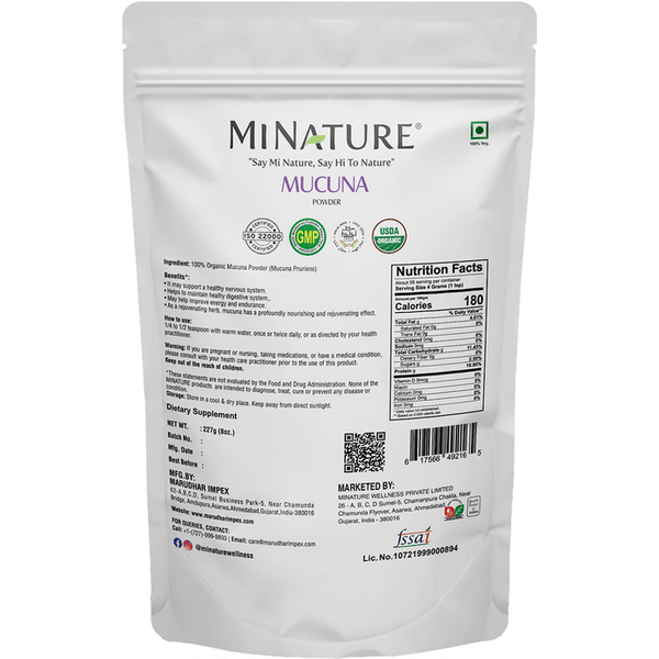 Minature Mucuna Organic Powder