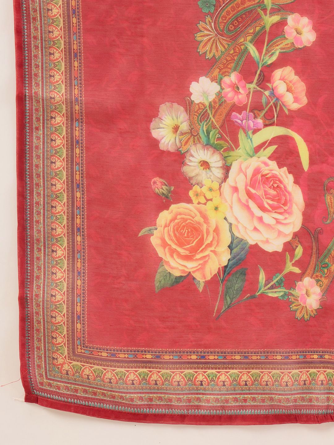 Indo Era Women Solid Kurta with Pyjama & Dupatta