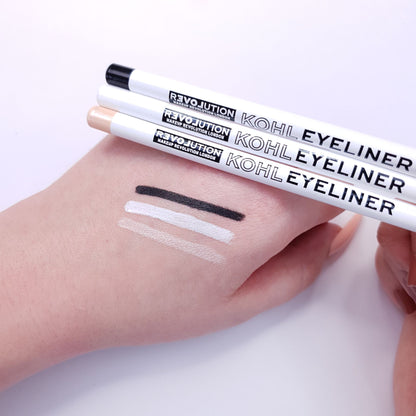 Revolution Relove Kohl Eyeliner Black - White - Distacart