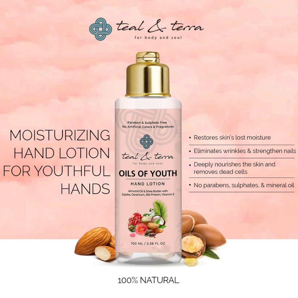 Teal & Terra Hand Lotion with Almond Oil & Shea Butter - Dista