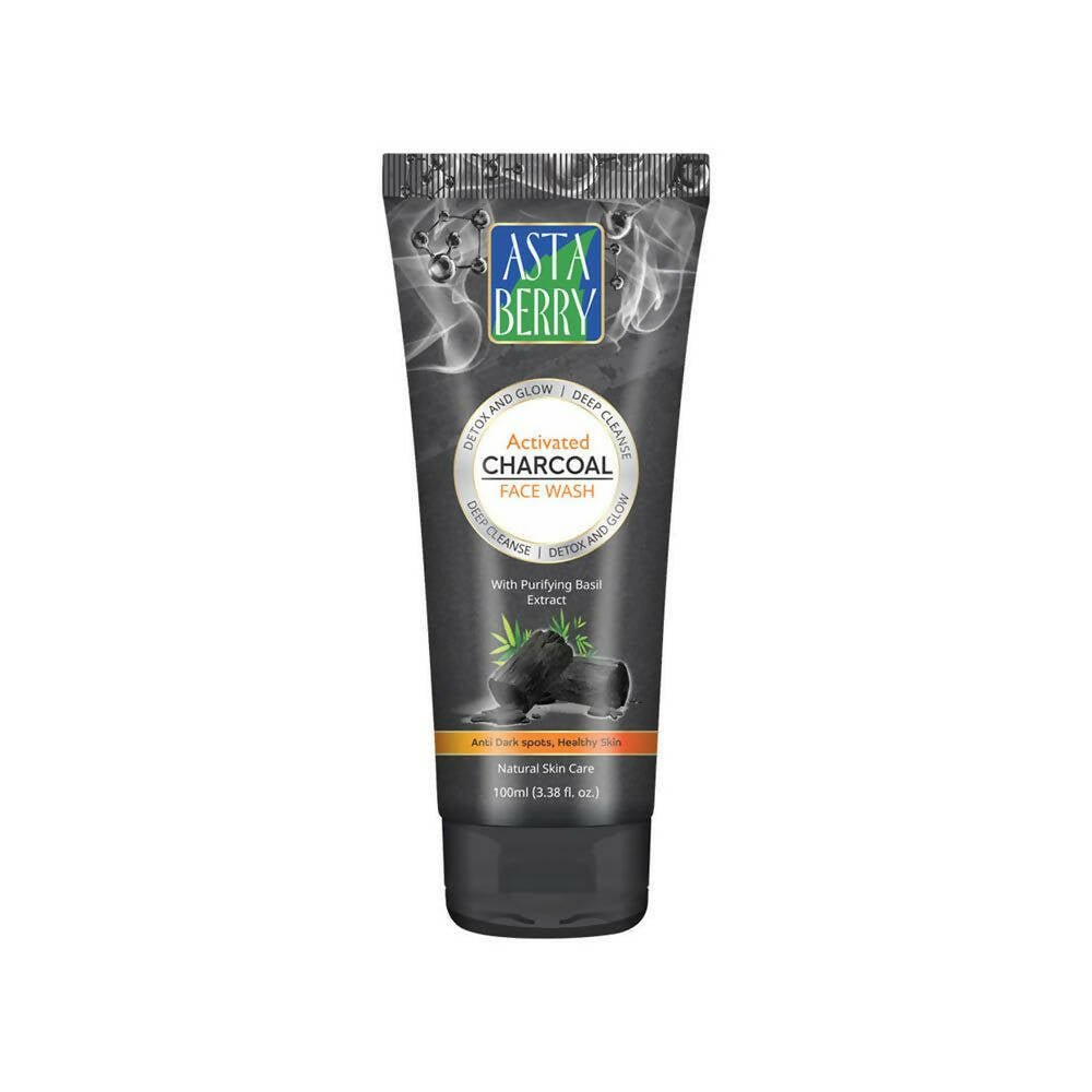 Astaberry Charcoal Face Wash- Detox & Glow - Distacart