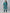Sztori Plus Size Floral Foil Printed Mandarin Collar Straight Kurta with Trousers