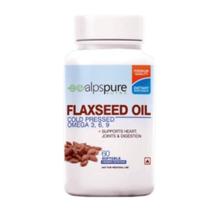 Alpspure Nutra Flaxseed Oil Capsules - Distacart