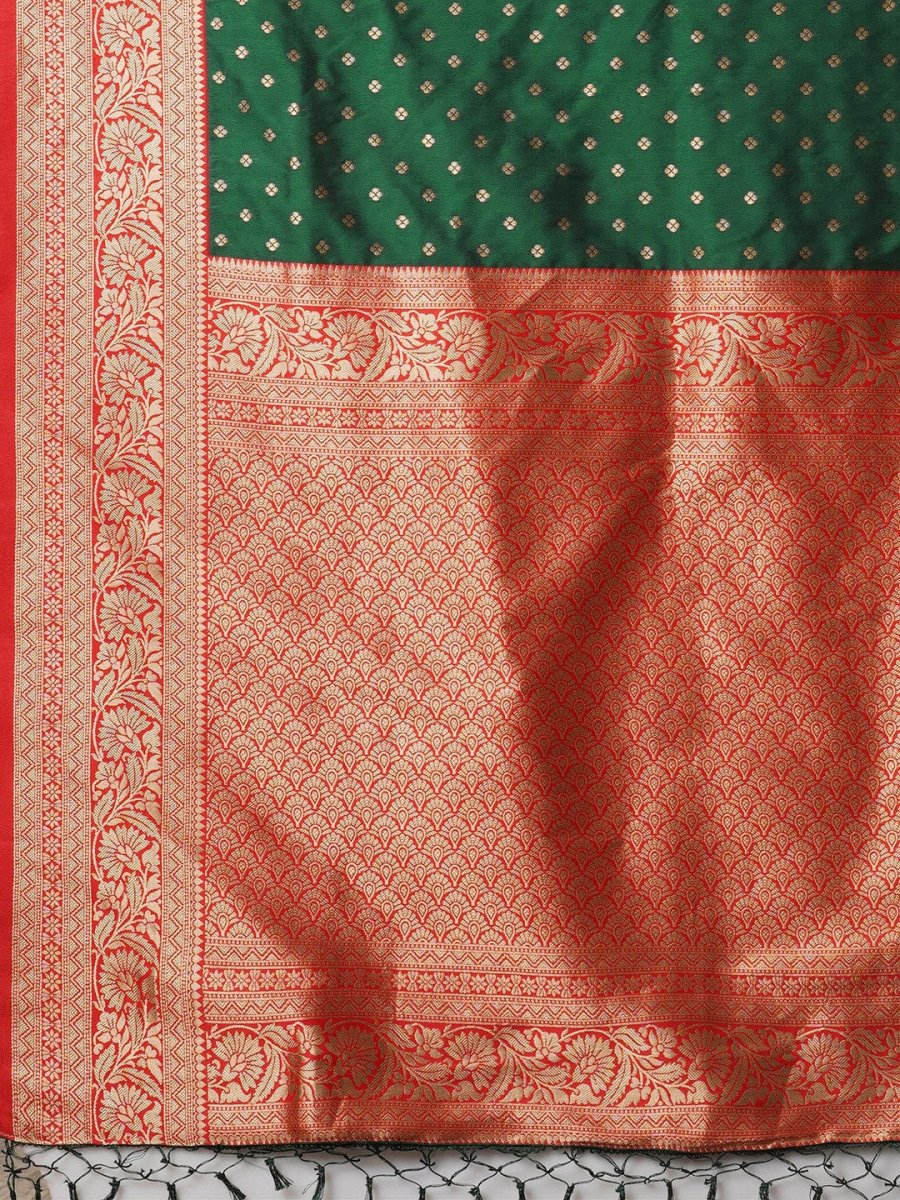 Anouk Zari Silk Blend Banarasi Saree - Distacart