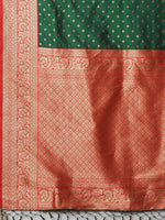 Thumbnail for Anouk Zari Silk Blend Banarasi Saree - Distacart