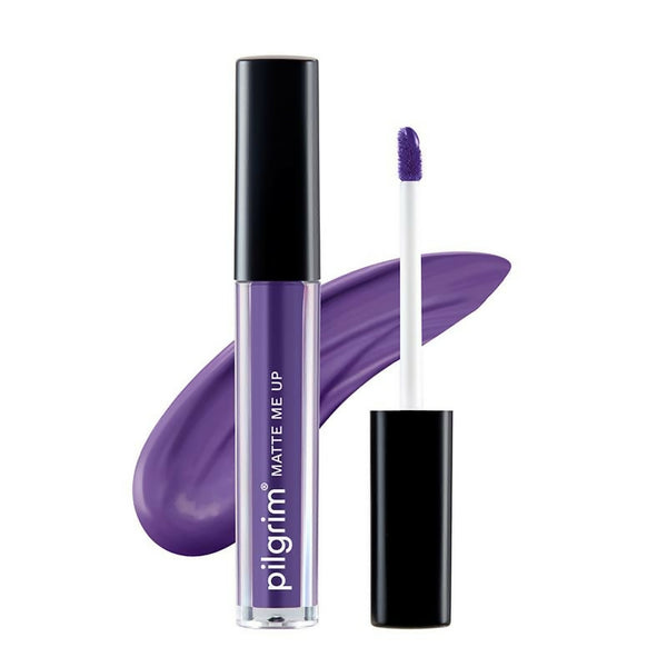 Pilgrim Liquid Matte Lipstick with Hyaluronic Acid - Purple Lust - Distacart