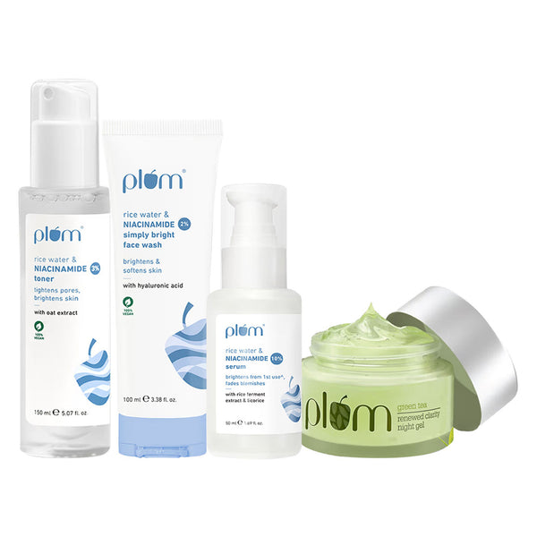 Plum Night Routine Combo For Acne & Blemish-Free Skin