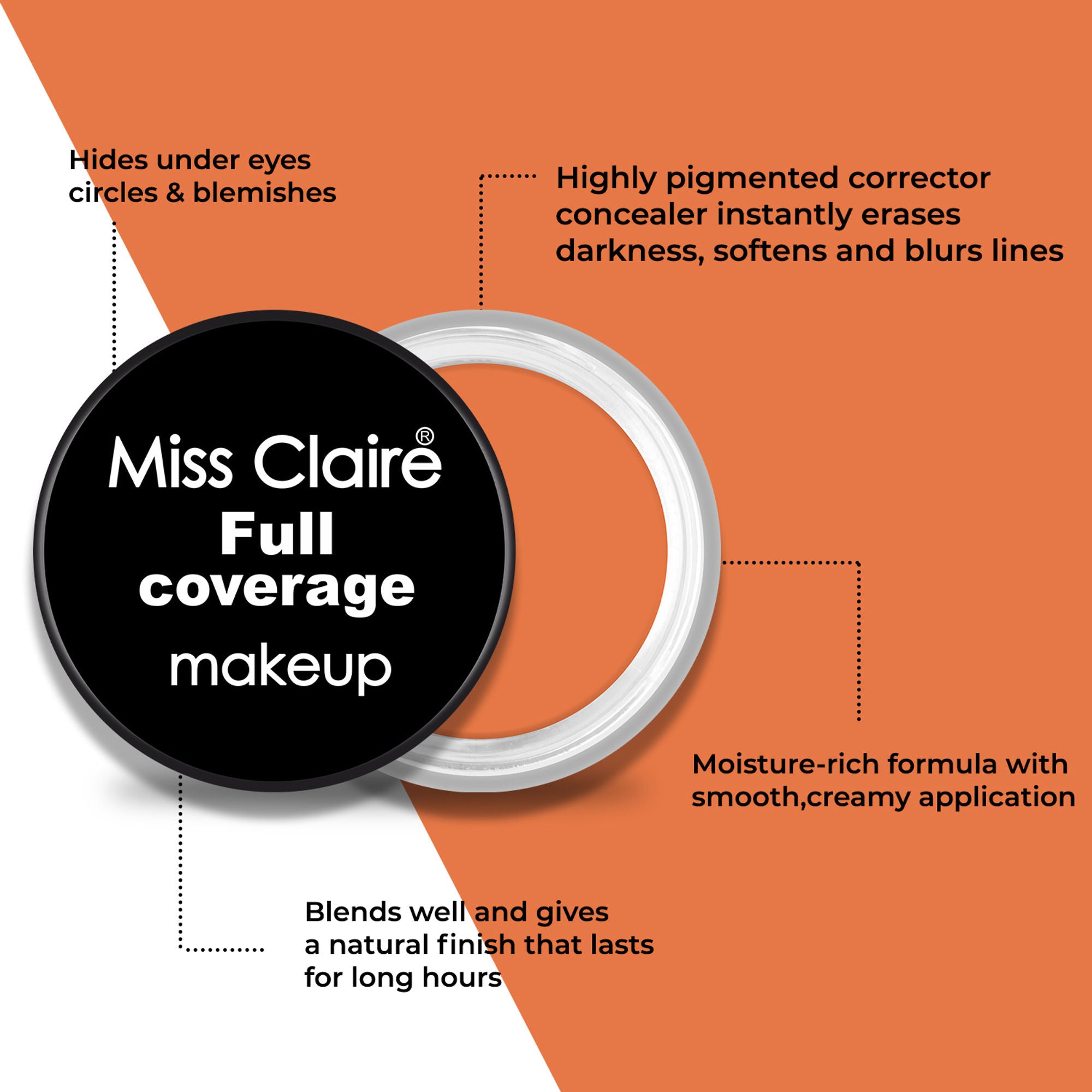 Miss Claire Full Coverage Makeup + Concealer - 13