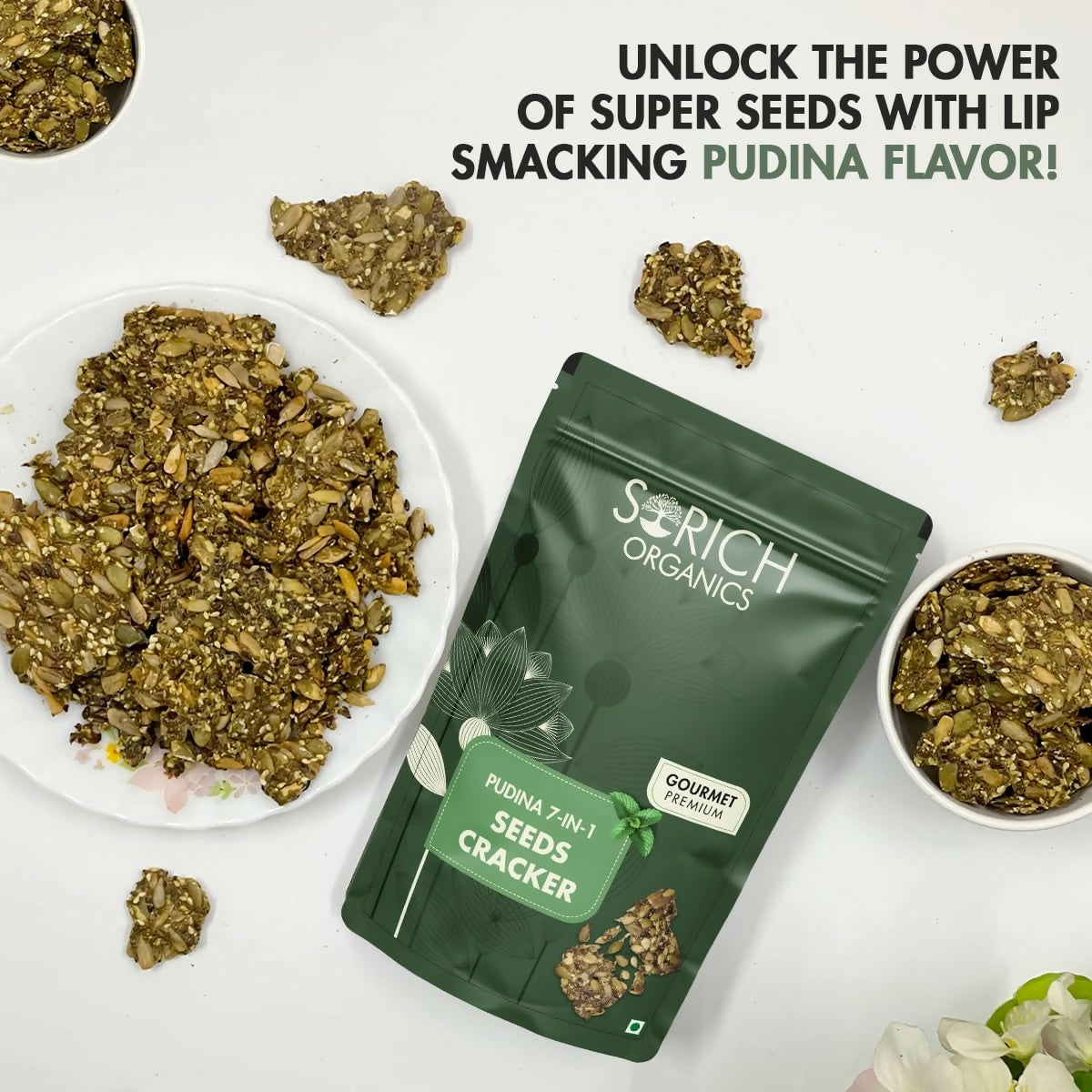 Sorich Organics Pudina 7-in-1 Seeds Cracker - Distacart