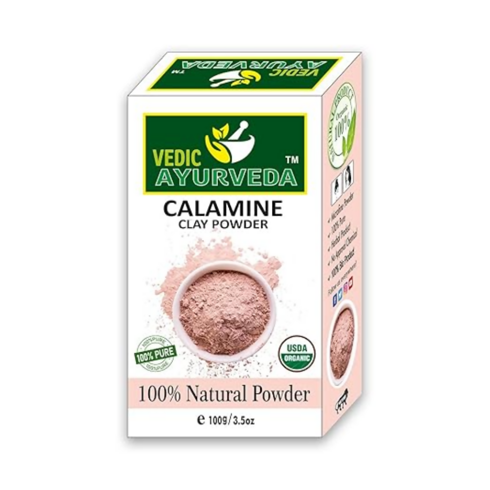 VedicAyurveda Calamine powder with Rose Water - Dista