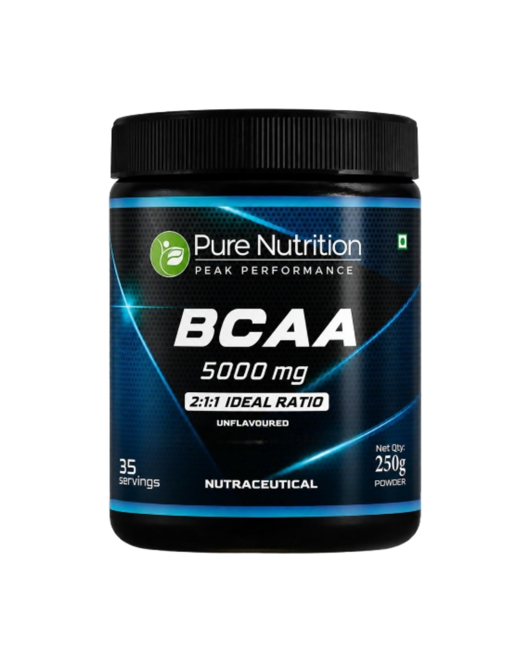 Pure Nutrition BCAA Powder 2:1:1 | 5000mg Branched Chain Amino Acids | Sugar-Free Pre & Intra Workout Supplement