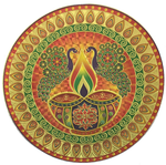 Thumbnail for Stickerbazaar Micro Golden Embossing Rangoli Stickers - Distacart