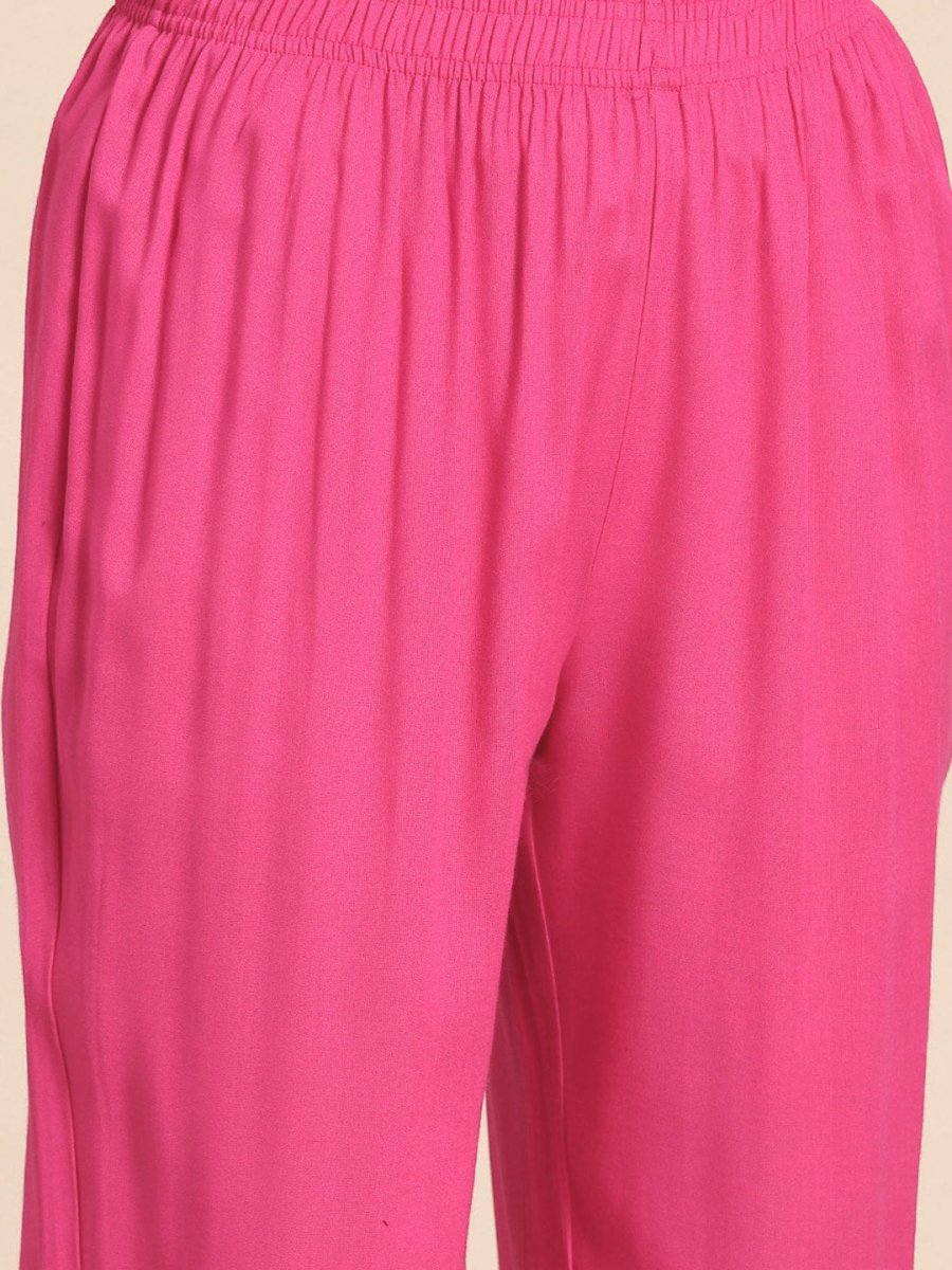 All About You Women Regular Pure Cotton Kurta with Trousers - Distacart