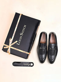 Thumbnail for LOUIS STITCH Men Formal Slip On Moccasin Shoes