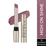 Thumbnail for Swiss Beauty Select High On Shine Lipstick - Confident Cinnamon