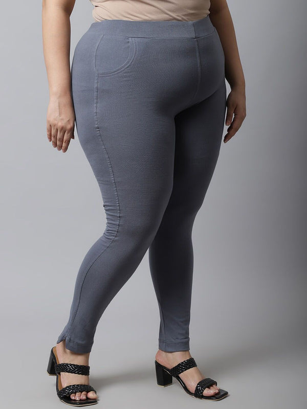 TAG 7 Women Plus Size Cotton Ankle Length Leggings - Distacart