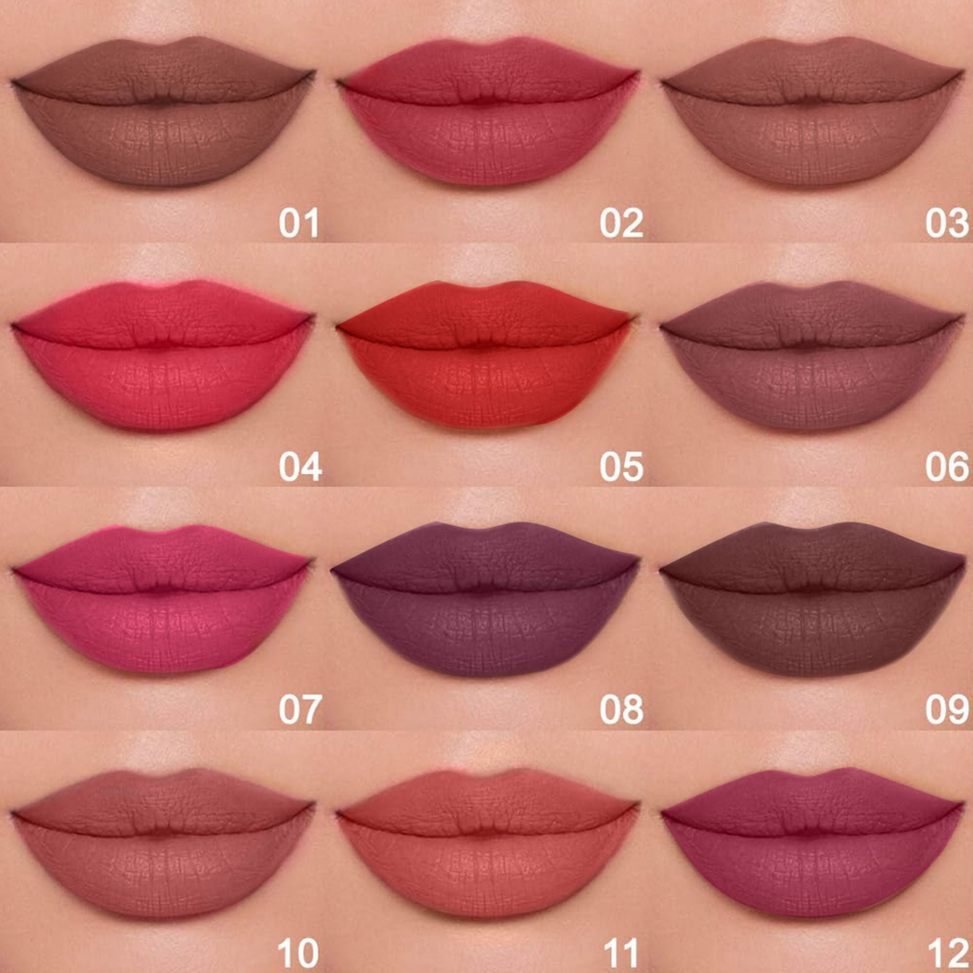 Shryoan Pretty Me Bold Lipliner (Set of 12) - Distacart