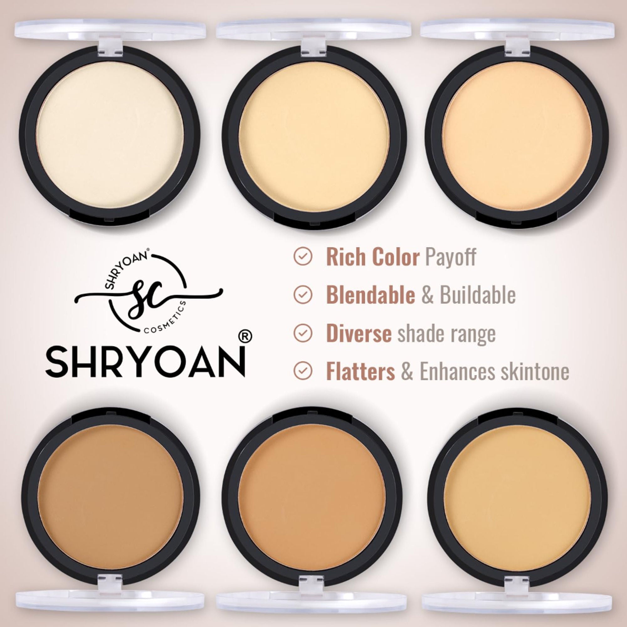 Shryoan Infinite Waterproof Compact Powder - 3 - Distacart