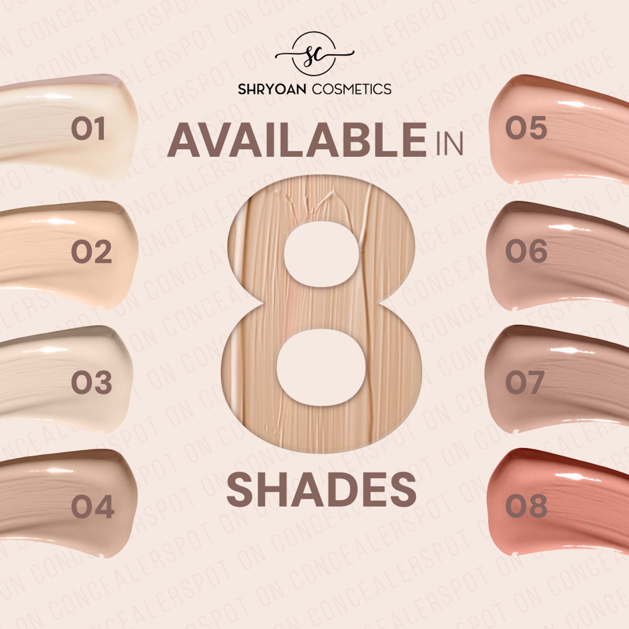 Shryoan Full Coverage and Lightweight Formula Spot on Concealer - 6 - Distacart