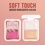 Thumbnail for Shryoan Soft Touch Baked Shimmery Finish Highlighter & Blush Palette - 2 - Distacart