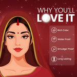 Thumbnail for Shryoan Rose Liquid Smudge Proof & Waterproof Sindoor - Maroon - Distacart