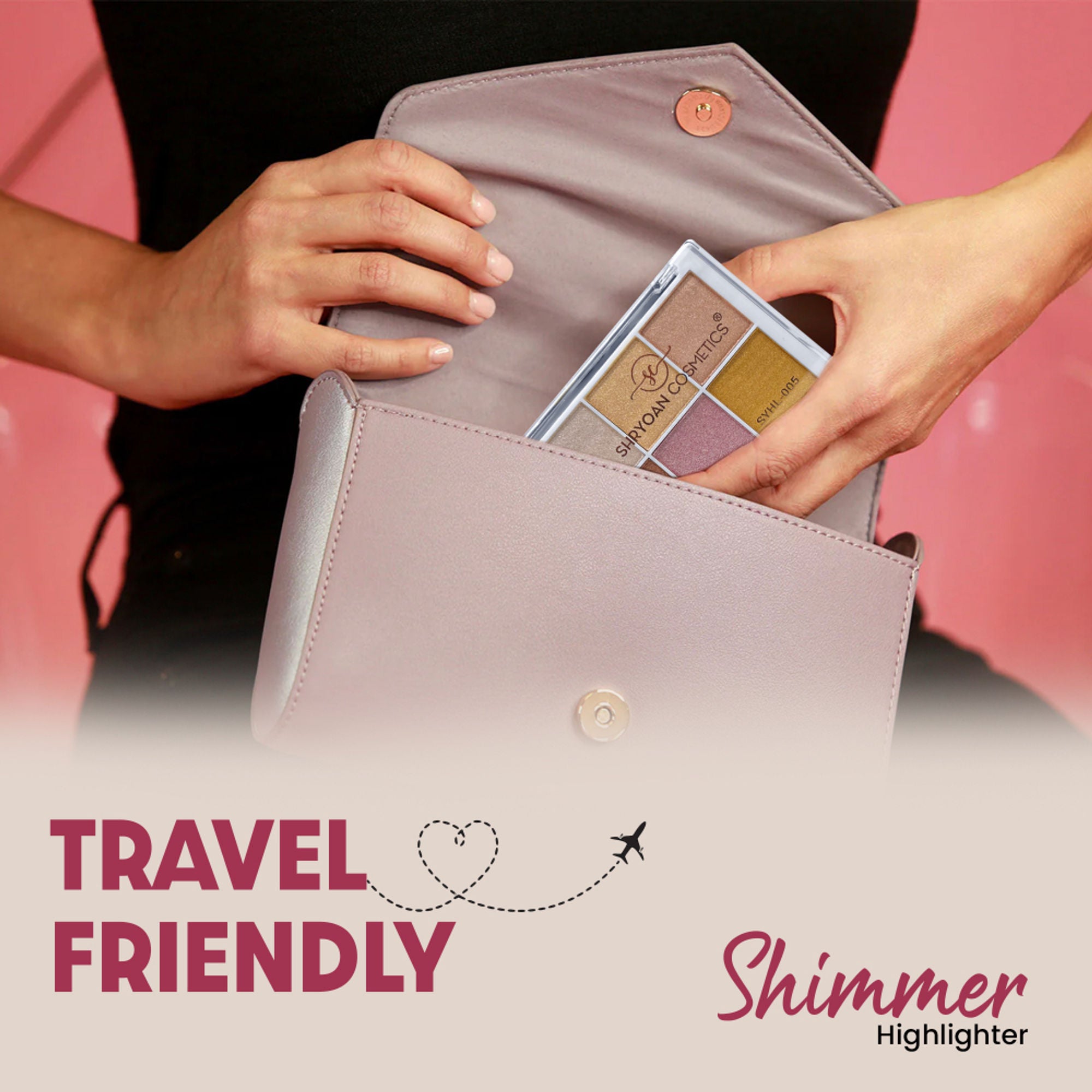 Shryoan Shimmer Highlighter Powder - Multicolored - 2 - Distacart