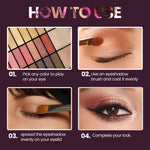 Thumbnail for Shryoan Set of 30 Colorful Shimmer Eyeshadow & Compact - 1 - Distacart