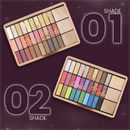 Shryoan Set of 30 Colorful Shimmer Eyeshadow & Compact - 1 - Distacart