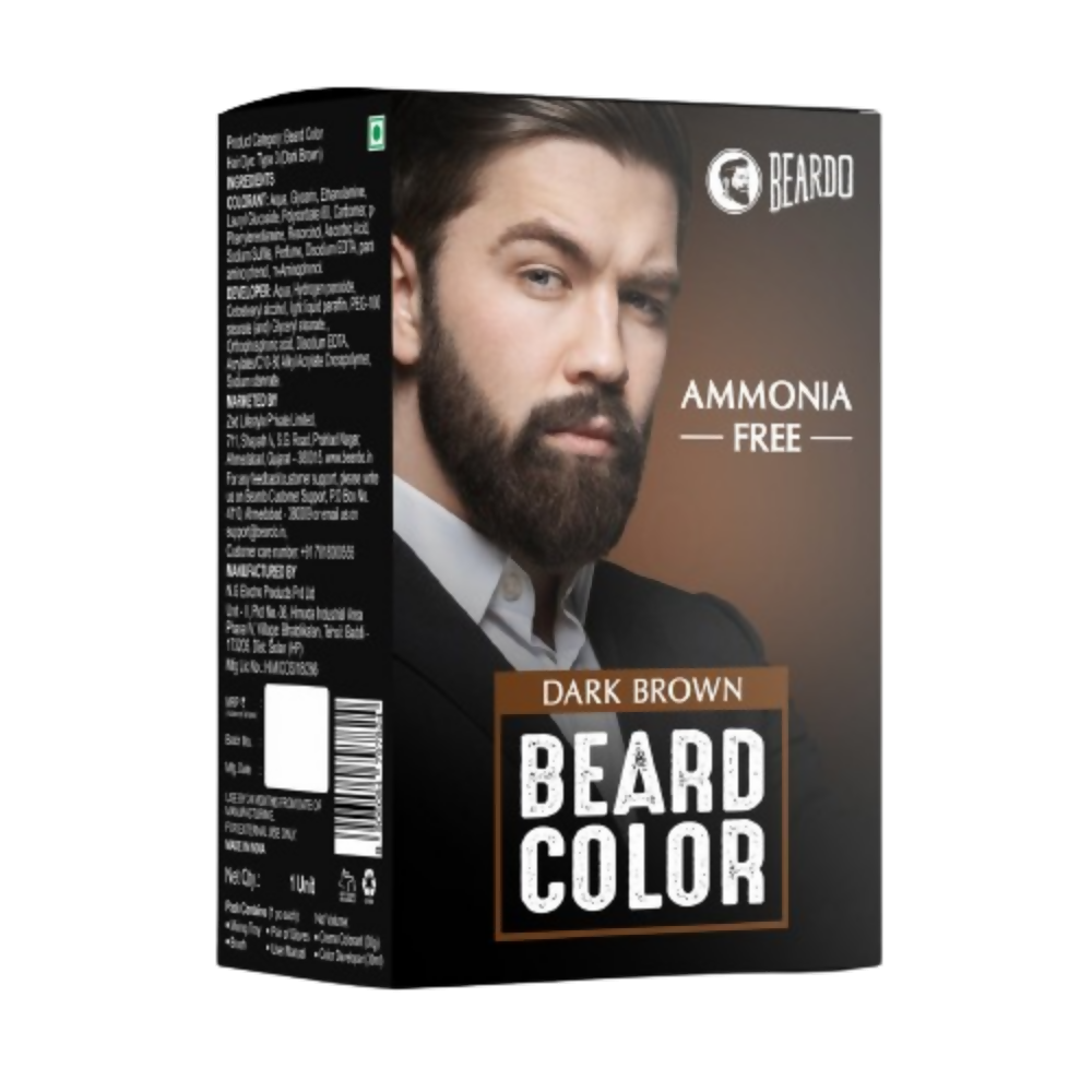 Beardo Beard Color Dark Brown - Distacart
